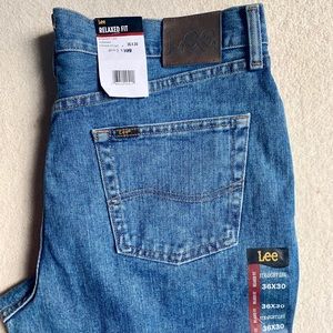 NWT Lee Relaxed Straight Jeans - 36*30